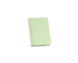 Notebook with lined sheets recycled paper, A6 colour pastel green