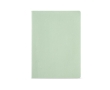 Notebook made from recycled cardboard lined sheets, A4 colour pastel green