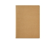 Notebook made from recycled cardboard lined sheets, A4 colour natural