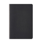 Sustainable notebook with recycled cover lined, A5 colour black
