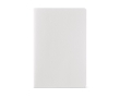 Sustainable notebook with recycled cover lined, A5 colour white