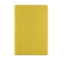 Sustainable notebook with recycled cover lined, A5 colour dark yellow