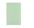 Sustainable notebook with recycled cover lined, A5 colour pastel green