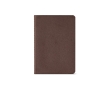 Lined notebook recycled cardboard cover, A6 colour brown