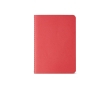 Lined notebook recycled cardboard cover, A6 colour red