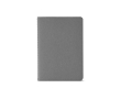 Lined notebook recycled cardboard cover, A6 colour grey