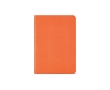 Lined notebook recycled cardboard cover, A6 colour orange
