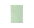 Lined notebook recycled cardboard cover, A6 colour pastel green