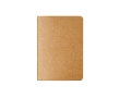 Lined notebook recycled cardboard cover, A6 colour natural