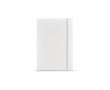 A5 hardback notebook made from recycled milk cartons with dotted pages colour white