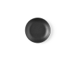 Ceramic dessert plate with a matte finish made in Europe colour black