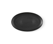 Matte ceramic tray for serving food, made in Europe colour black