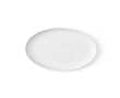 Matte ceramic tray for serving food, made in Europe colour white
