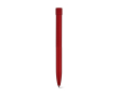 Recycled aluminium pen with magnetic push button and black ink colour red