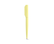 Twist recycled aluminium pen with black ink colour yellow