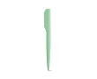 Twist recycled aluminium pen with black ink colour pastel green