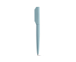 Twist recycled aluminium pen with black ink colour pastel blue