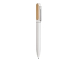 Pen made from recycled aluminium with blue Dokumental® ink colour white