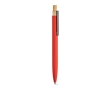 Pen made from aluminium with Dokumental® blue ink colour red