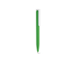 Recycled plastic pen with an ultra-lightweight design and blue ink colour green