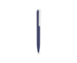 Recycled plastic pen with an ultra-lightweight design and blue ink colour navy-blue