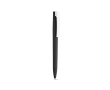 Pen with recycled plastic body, large clip and blue ink colour black