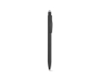 Recycled aluminium pen with touchscreen stylus and blue ink colour silver