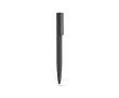 Recycled aluminium click pen with a glossy finish and blue ink colour black