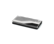 Recycled plastic power bank with LED display 10,000 mAh colour black