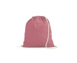 Ecological drawstring bag, 140 g/m2 colour pink