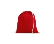Ecological drawstring bag, 140 g/m2 colour red