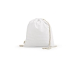 Ecological drawstring bag, 140 g/m2 colour white
