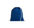 Ecological drawstring bag, 140 g/m2 colour royal blue