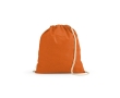 Ecological drawstring bag, 140 g/m2 colour orange