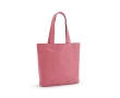 Bag made from recycled cotton and RPET, 180 g/m2 colour pink