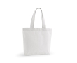 Bag made from recycled cotton and RPET, 180 g/m2 colour white