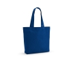 Shopping bag from recycled cotton, 220 g/m2 colour royal blue