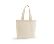 Shopping bag from recycled cotton, 220 g/m2 colour natural