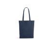 Shopping bag from recycled cotton, 280 g/m2 colour navy-blue