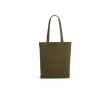 Shopping bag from recycled cotton, 280 g/m2 colour military green
