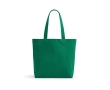 Recycled cotton and RPET bag, 280 g/m2 colour green