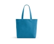Recycled cotton and RPET bag, 280 g/m2 colour light blue