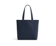 Recycled cotton and RPET bag, 280 g/m2 colour navy-blue