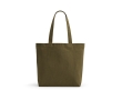 Recycled cotton and RPET bag, 280 g/m2 colour military green