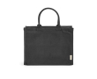 Eco shopping bag with full zip closure 19 L colour black