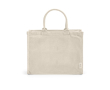 Eco shopping bag with full zip closure 19 L colour natural