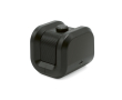 Portable recycled plastic speaker with powerful bass 5W colour black