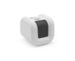 Portable recycled plastic speaker with powerful bass 5W colour white