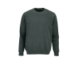 Unisex organic cotton brushed fleece sweatshirt 300g/m² Waikiki colour dark green