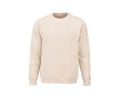 Unisex organic cotton brushed fleece sweatshirt 300g/m² Waikiki colour beige